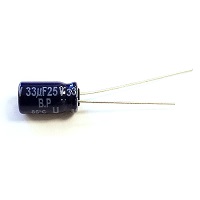 Aiphone 33 uf, 25v Non-Polorized Capacitor