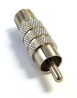 Channel Vision F type Female to RCA Male