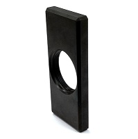 D&D Steel Post Mount Bracket, Flush | Weldable