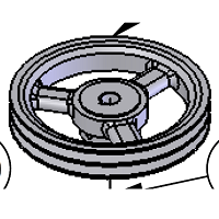 Doorking Dual Pulley