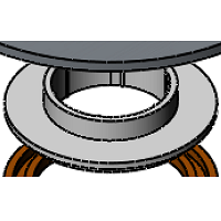Doorking Counter Wheel Mag Assembly