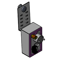 Doorking Lockable Switch Cover