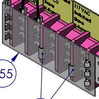 Doorking Terminal Block Cover | 5 Position