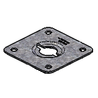 Doorking Lock Plate Bushing