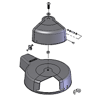 Doorking Cover Turret Assembly