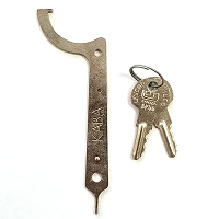 Kaba Simplex Wrench and Key