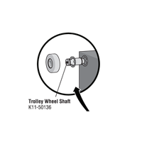 LiftMaster Trolley Wheel Shaft